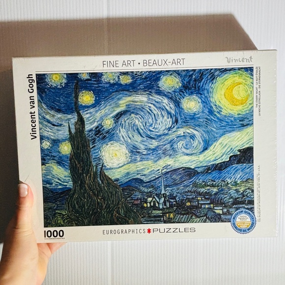 Other - Piatnik Starry Night 1000 Piece Vincent van Gogh Jigsaw Puzzle NWT